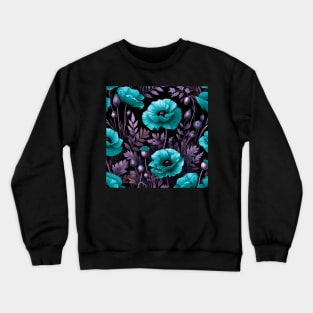 Poppy Flower Crewneck Sweatshirt